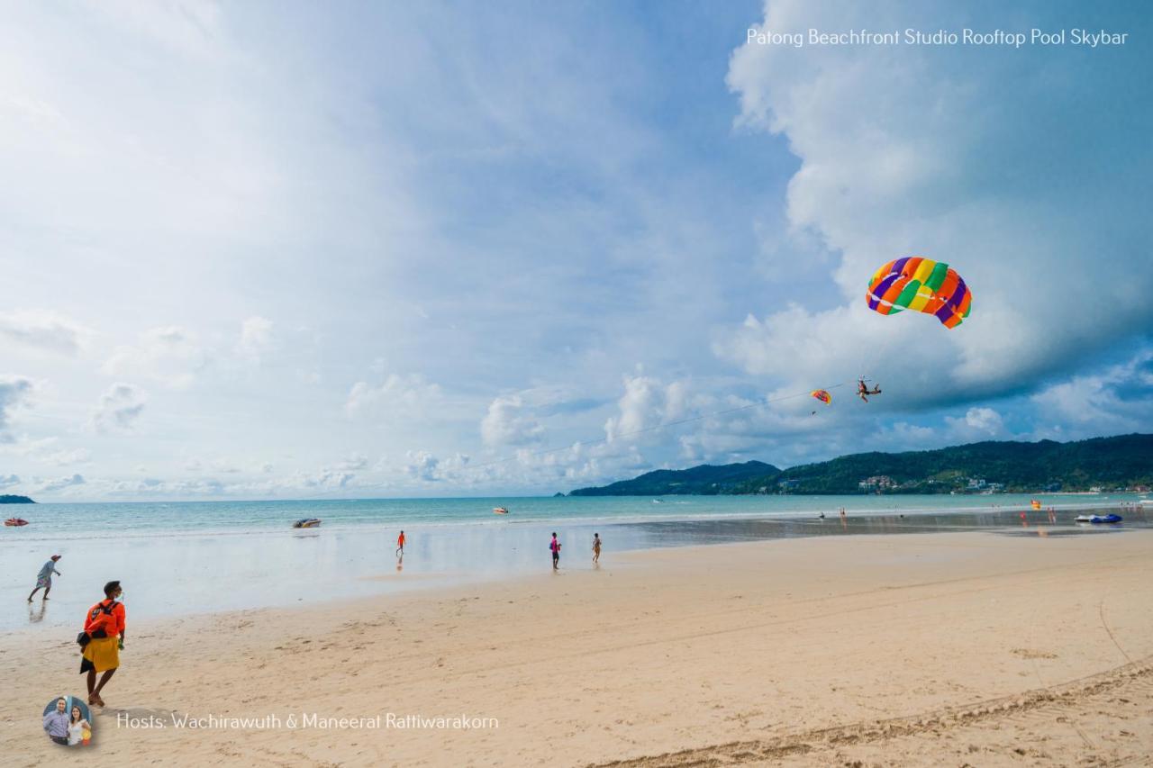 ✪✪✪✪✪ Patong Beachfront Studio Rooftop Pool Skybar المظهر الخارجي الصورة