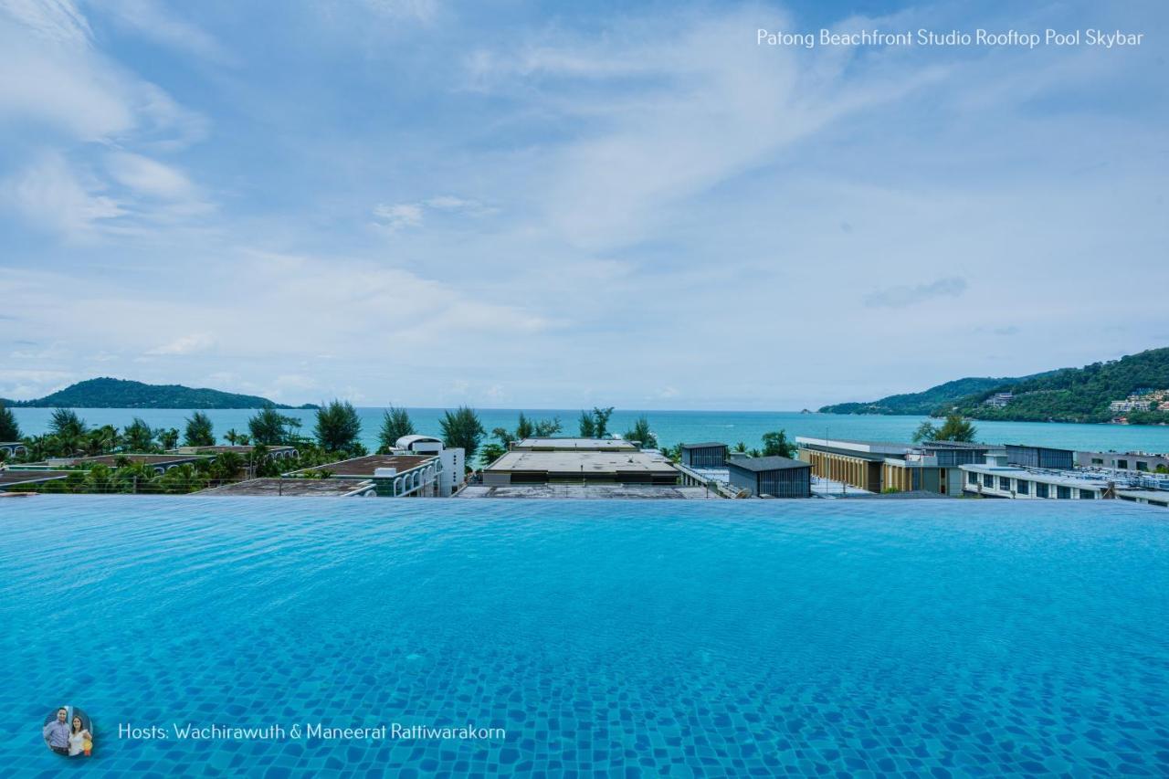 ✪✪✪✪✪ Patong Beachfront Studio Rooftop Pool Skybar المظهر الخارجي الصورة