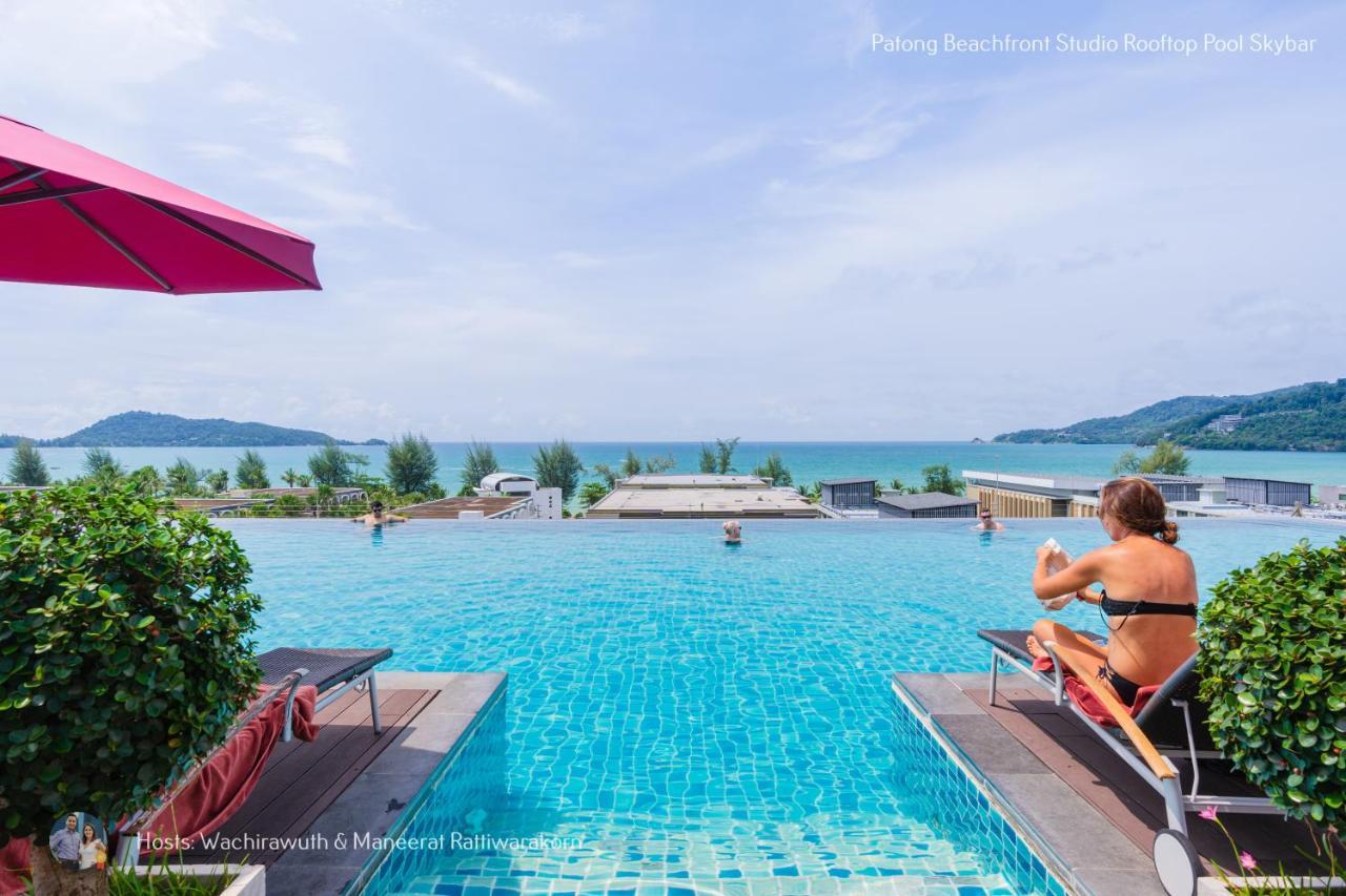 ✪✪✪✪✪ Patong Beachfront Studio Rooftop Pool Skybar المظهر الخارجي الصورة