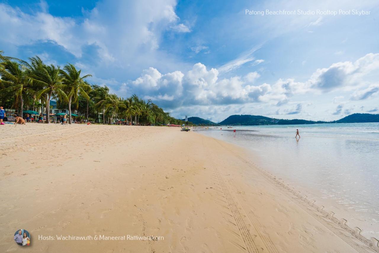 ✪✪✪✪✪ Patong Beachfront Studio Rooftop Pool Skybar المظهر الخارجي الصورة